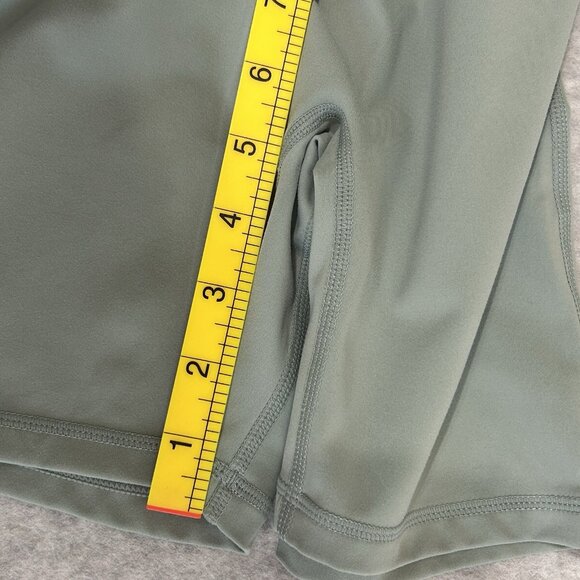 TLF Take Life Further XS Womens Sage Green Pull Up Workout Shorts Activewear - Picture 7 of 7